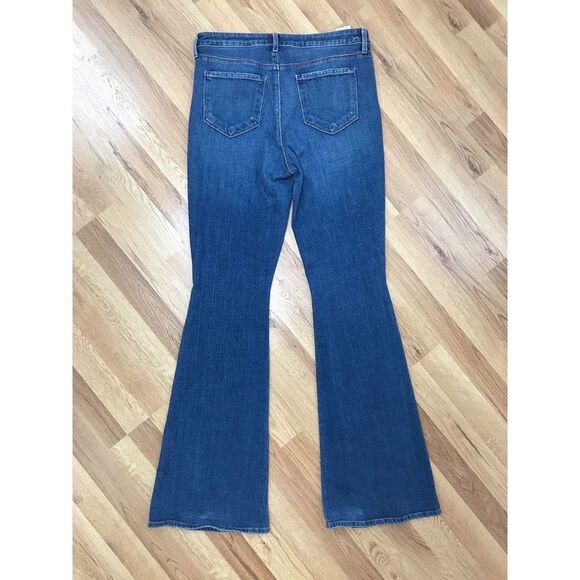 L’AGENCE Bell High Rise Flare Jeans High Waist Slim Fit Medium Wash Size 31 - Picture 4 of 14